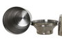 DKD Home Decor Coctelera Inox 9,5x9,5x22 500 ml Grabado Plateado