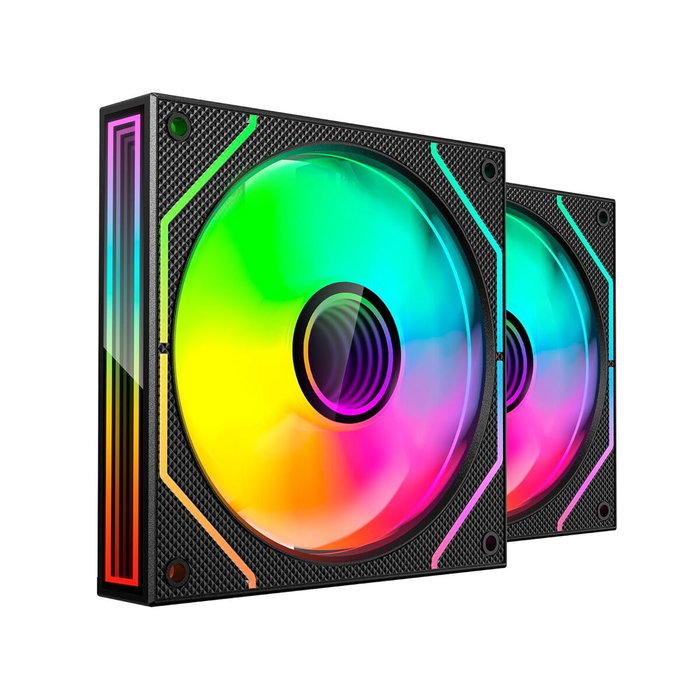 Mars Gaming MF-3DPROX2 Kit 2 Ventiladores ARGB 120mm Negro Mars Gaming MF-3DPROX2 Kit 2 Ventiladores ARGB 120mm Negro