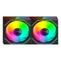 Mars Gaming MF-3DPROX2 Kit 2 Ventiladores ARGB 120mm Negro