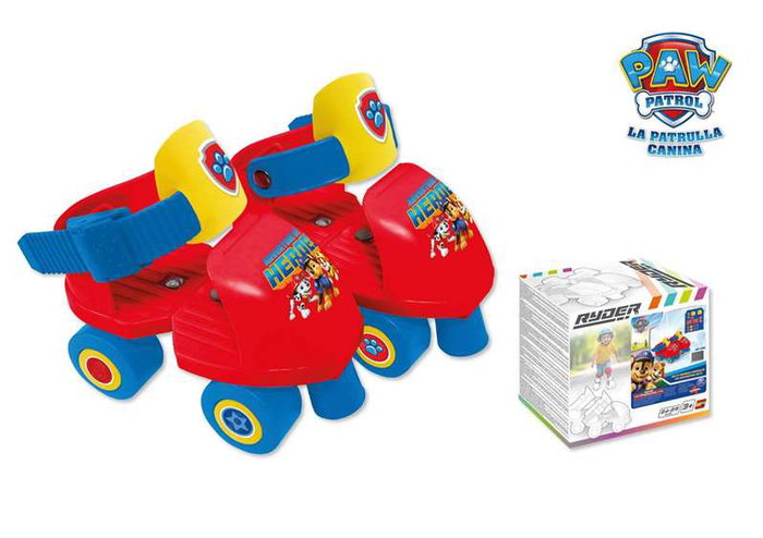JugaToys Patines ajustables 4 ruedas Paw Patrol (Talla 24-29)