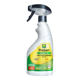 Massó Spray Insecticida Anti-Mosquitos 500 ml - Eficaz contra Mosquito Tigre, Moscas, Cucarachas, Chinches - Uso Interior y Exterior sin Olor ni Manchas