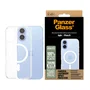 PanzerGlass HardCase Transparente con White MagSafe - Funda de TPU resistente MIL-STD-810H para Apple iPhone 16