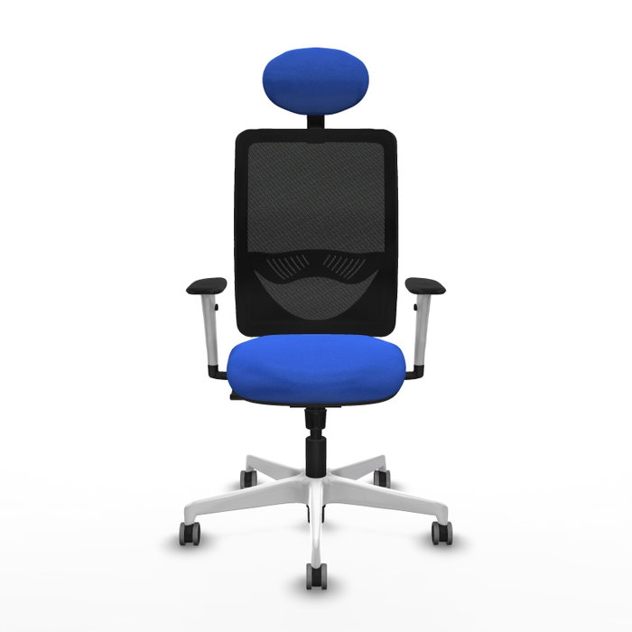 PIQUERAS Y CRESPO Silla de oficina Zulema con mecanismo Sincro, Azul y Negro PIQUERAS Y CRESPO Silla de oficina Zulema con mecanismo Sincro, Azul y Negro