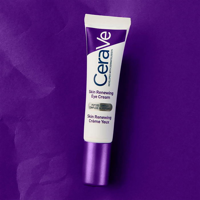 Cerave Crema Contorno de Ojos Skin Renewing Antiarrugas, Antiojeras y Luminosidad 15 ml