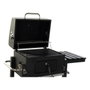 DKD Home Decor Barbacoa de Acero Negra con Termómetro (140x60x108 cm)