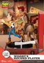 Beast Kingdom Toys Toy Story Record Player Series Figura de PVC Woody's Record Player 13 cm