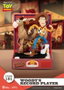 Beast Kingdom Toys Toy Story Record Player Series Figura de PVC Woody's Record Player 13 cm