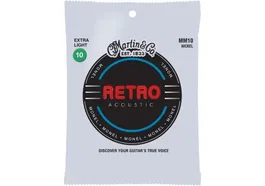 Martin Juego Acústica Retro Monel Extra Light .010