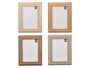 Giftdecor Portafotos Cuerda para Fotos 13x18 cm Surtidos Plástico, Madera y Vidrio Beige, Crema, Marrón, Verde (Set de 24)