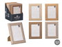 Giftdecor Portafotos Cuerda para Fotos 13x18 cm Surtidos Plástico, Madera y Vidrio Beige, Crema, Marrón, Verde (Set de 24)
