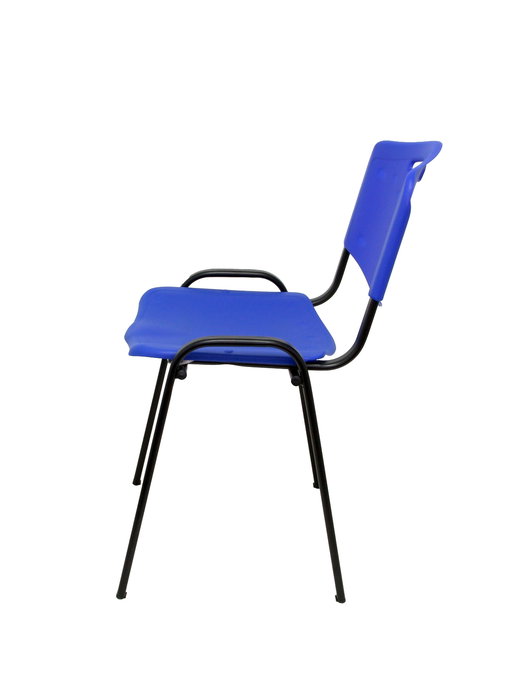 Silla Iso de PVC color Azul. Sin brazos