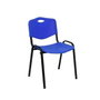 NOWY STYL Silla Iso de PVC Azul sin brazos