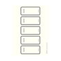 LEITZ 1693 Etiquetas para Archivador de Anillas 46,0 x 111,0 mm Gris