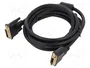 DeLOCK Cable de extensión DVI-D a DVI-D 3 m, Negro