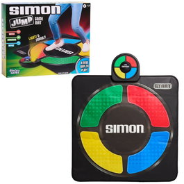 Hasbro HAS0886144284137 Simon Jump Juego de Mesa Electrónico de Memoria con Efectos de Sonido y Luz para Niños Edad 8+