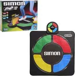Hasbro HAS0886144284137 Simon Jump Juego de Mesa Electrónico de Memoria con Efectos de Sonido y Luz para Niños Edad 8+