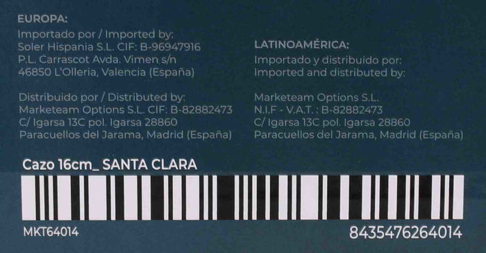 Inde Cazo 16 cm (2 Unidades)