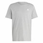Camiseta de Manga Corta Hombre Adidas Essentials Gris claro S