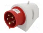 SEZ DK Conector de alimentación AC trifásico Macho 16A 400V 5 pines