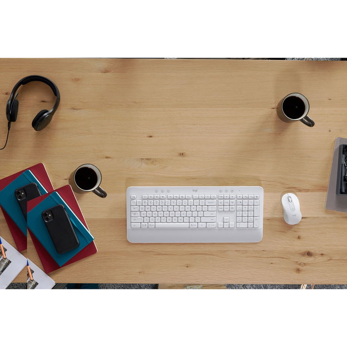 Logitech MK650 Signature Business Teclado Inalámbrico Blanco - 920-011022