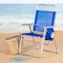 Aktive Beach Silla de playa plegable azul