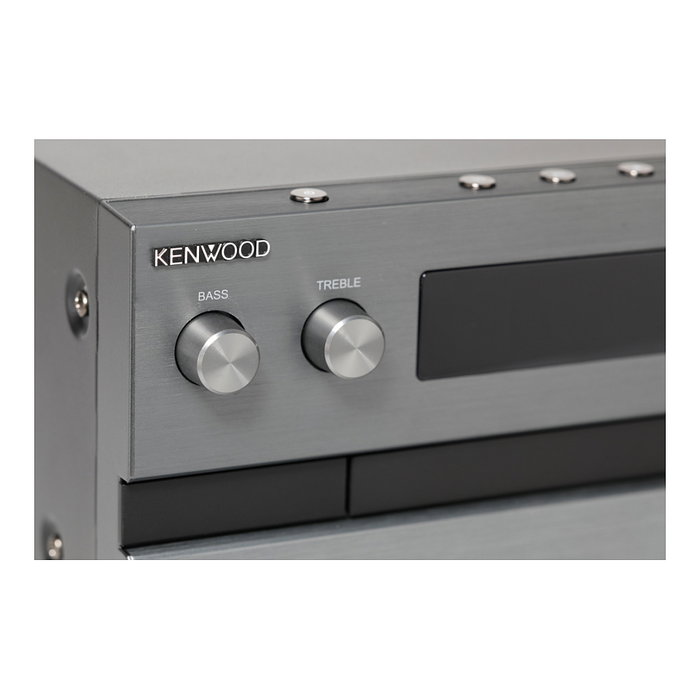 Kenwood M-918DAB-H Microcadena Hi-Fi con DAB+/FM, Bluetooth, CD, USB, 2 Altavoces de 10 W, Negro