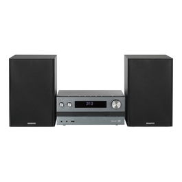 Kenwood M-918DAB-H Microcadena Hi-Fi con DAB+/FM, Bluetooth, CD, USB, 2 Altavoces de 10 W, Negro