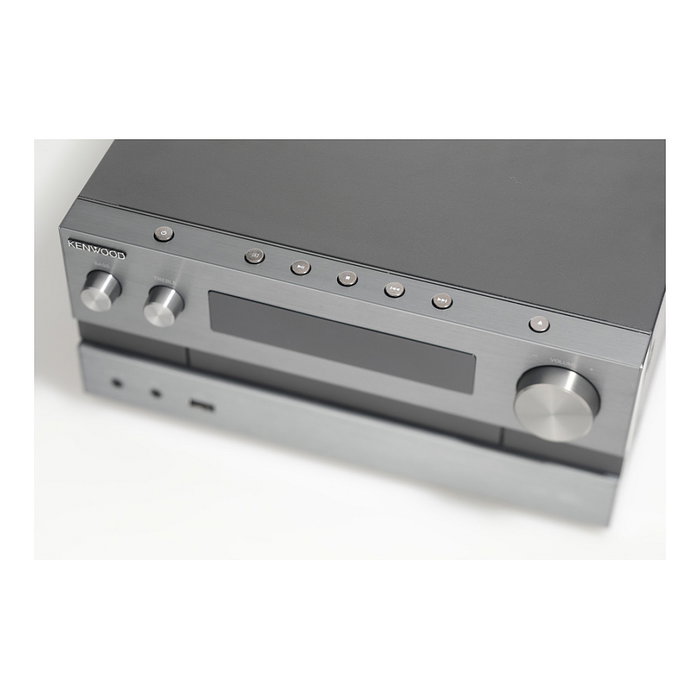 Kenwood M-918DAB-H Microcadena Hi-Fi con DAB+/FM, Bluetooth, CD, USB, 2 Altavoces de 10 W, Negro