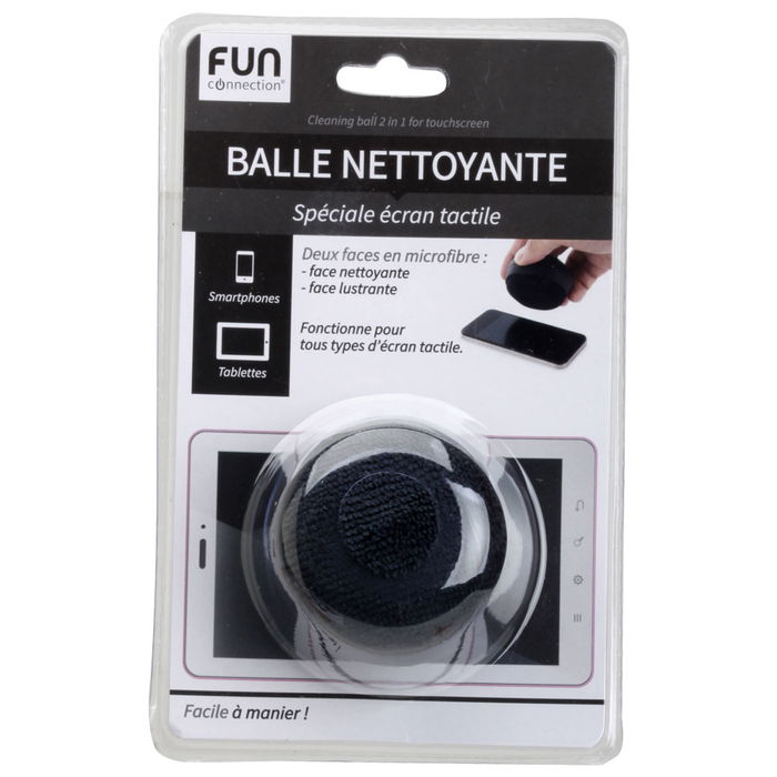 Be Mix Limpiador Pantalla Táctil para Smartphones y Tablets con Doble Cara y Banda de Silicona