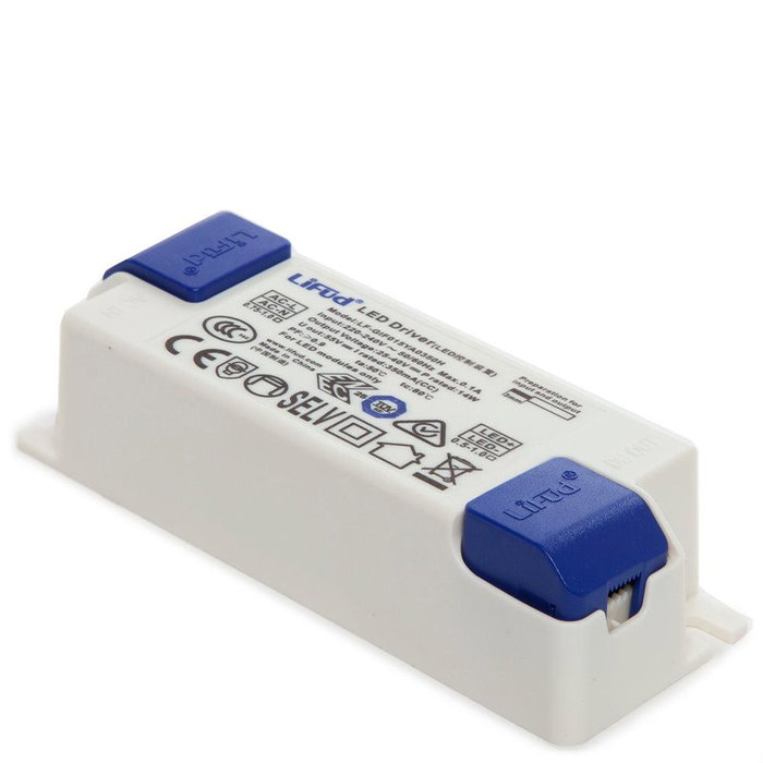 LIFUD Driver 14W Entrada 220-240V AC Salida 25-40V DC Flicker Free con PF 0.90 Aislado IP20 5 Años Garantía, sin Tornillos