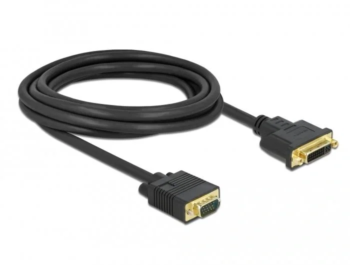 DeLOCK Cable Adaptador DVI-A Hembra a VGA Macho 3 m