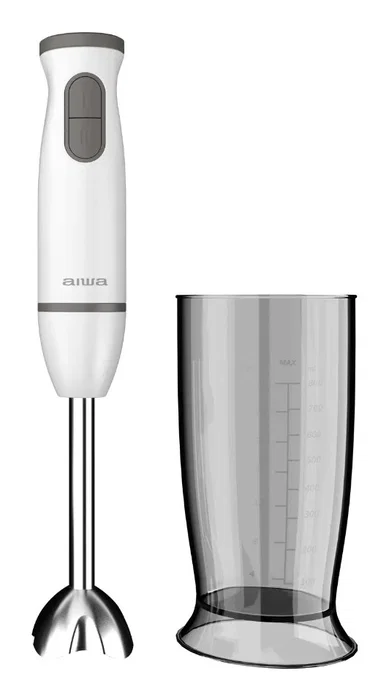 Batidora de mano aiwa kenkiri 800 600w + vaso 500ml