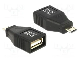 DeLOCK 65549 Adaptador Micro USB 2.0-B Macho a USB 2.0-A Hembra OTG