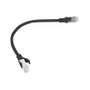 LANBERG Patch Cable RJ45 Cat.5e UTP 0.25m Negro - PCU5-10CC-0025-BK, Certificado Fluke, 100 MHz, CCA, AWG26