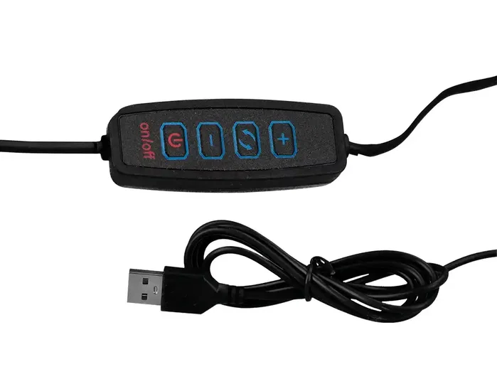 Q-connect Rigel Lámpara de escritorio LED 8W negro