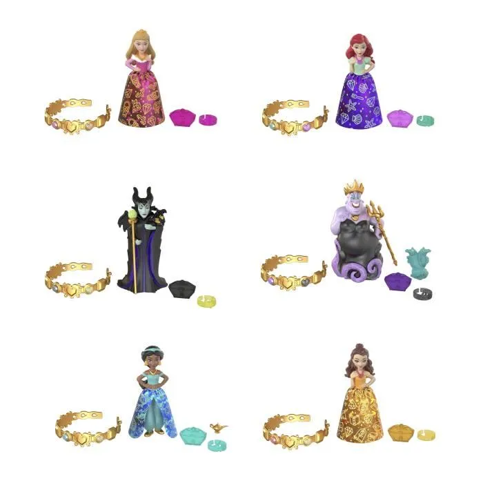 Disney Princess Princesas Disney Mini Muñecas Realeza Color Reveal Surtido HXH16