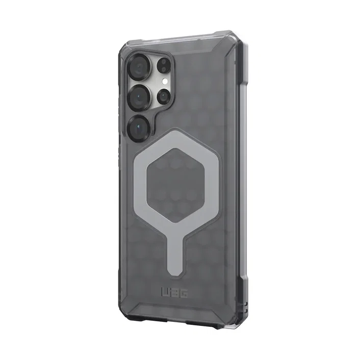 Urban Armor Gear Essential Armor Funda Compatible con MagSafe para Samsung Galaxy S25 Ultra, Protección contra Caídas, Color Gris