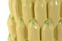 DKD Home Decor Jarrón de Gres Plátano Amarillo 25x25x38 cm
