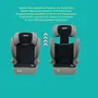 Nania Silla de Coche Infantil NAN3760425910182, Grupo 2/3 i-Size (100/150 cm), Isofix, 4 a 12 años, Reposacabezas Ajustable, Negro