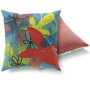 Aberto Design Cojín A14528 de Algodón y Poliéster 43x43 cm para Confort y Decoración de Hogar