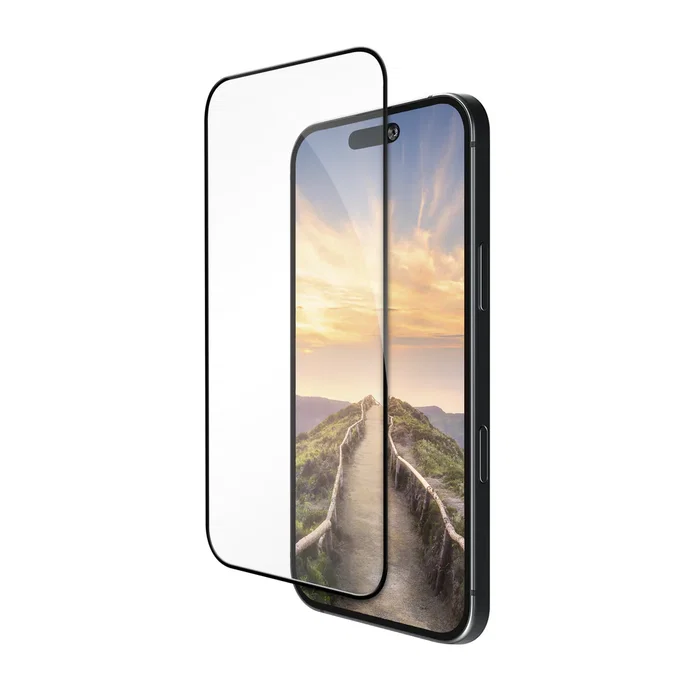 Dbramante1928 Protector de Pantalla Apple iPhone 17 Pro - Transparente Negro rPET 9H Anti-rayones y Anti-huellas 1 unidad