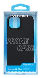 Vention Funda de Silicona MagSafe para iPhone 14 Plus, Negro