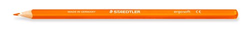 STAEDTLER 157 ERGOSOFT Lápices de Colores Unicolor Naranja (Set de 12) STAEDTLER 157 ERGOSOFT Lápices de Colores Unicolor Naranja (Set de 12)
