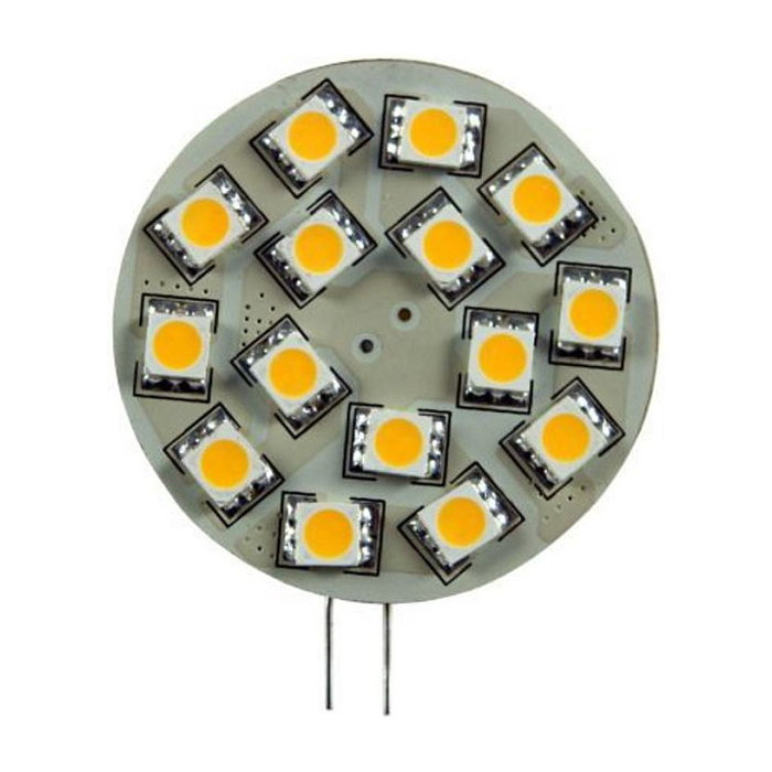 Synergy21 LED Retrofit G4 Ámbar SMD5050 15 LED 3W 12V 4.5cm Diámetro Synergy 21 94244