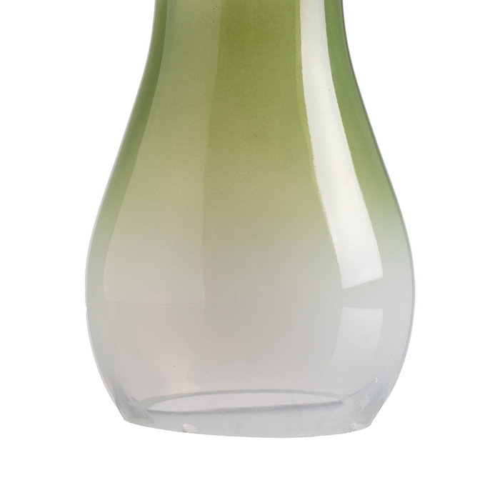 Figura Seta Verde Cristal Decoración 15 X 15 X 22 cm (Set de 2)