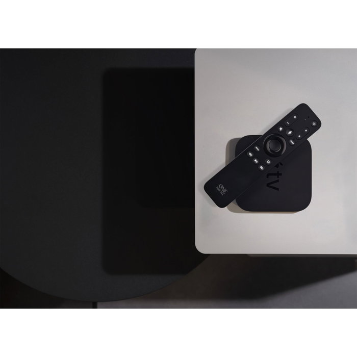 One For All Mando a distancia Apple Siri Remote 3in1 con retroiluminación URC1110 Negro
