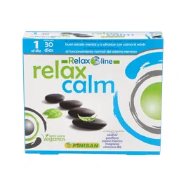 PINISAN Relax Line Relaxcalm 30 Cápsulas - Favorece Sistema Nervioso y Relajación, Apto Veganos