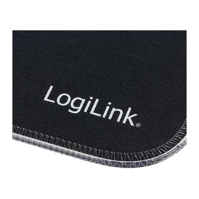 LogiLink Alfombrilla de ratón gaming con LED RGB, 350x260x3mm, Soft