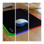 LogiLink Alfombrilla de ratón gaming con LED RGB, 350x260x3mm, Soft