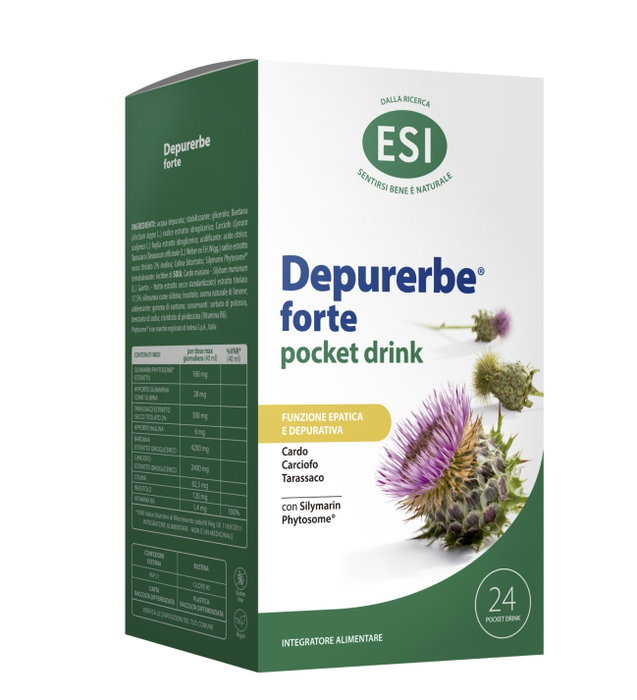 ESI Depurerbe Forte Pocket drink Caja de 24 unidades ESI Depurerbe Forte Pocket drink Caja de 24 unidades